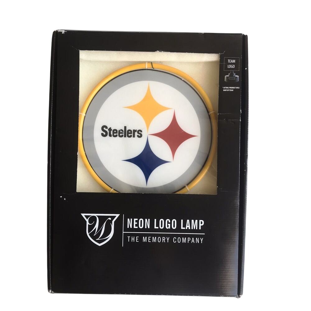 The memory company NFL Pittsburgh Steelers logo desk lamp